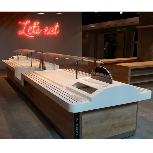 Corian Salad Bar | Corian Salatbar Yüzey Soğutmalı 1